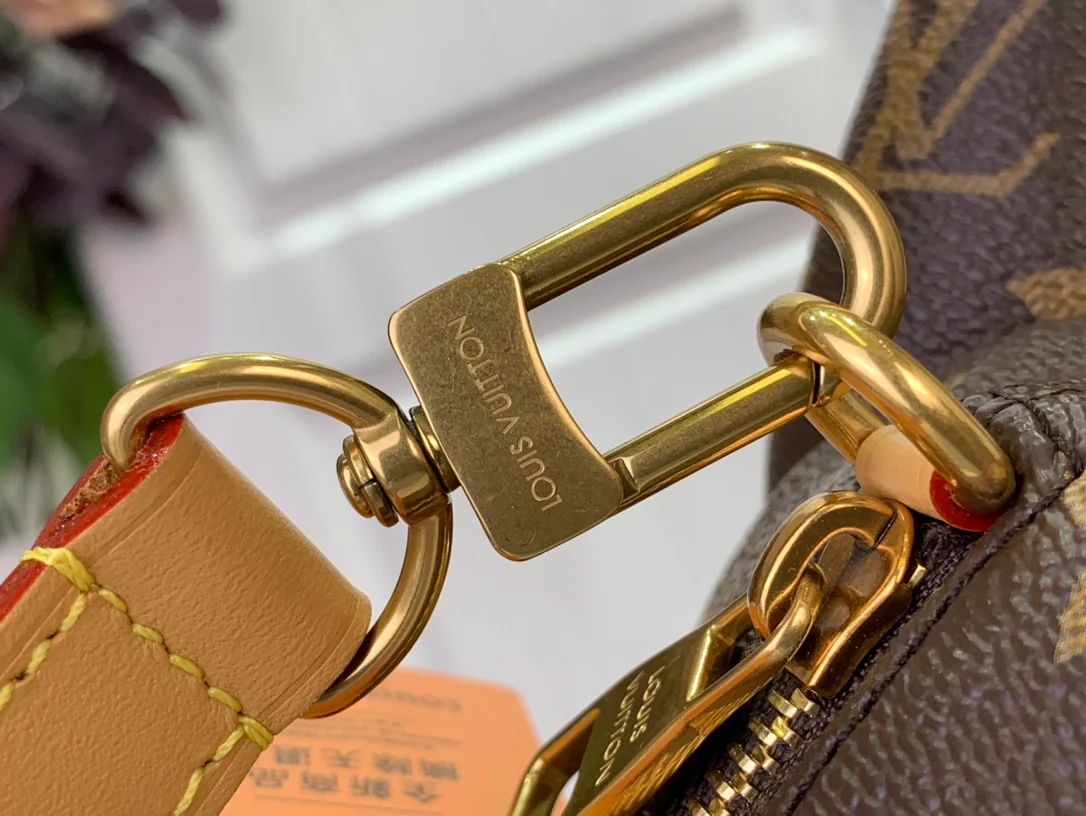 Сумка LV-m12617-pooch-bag с изображением французского бульдога - коричневая.