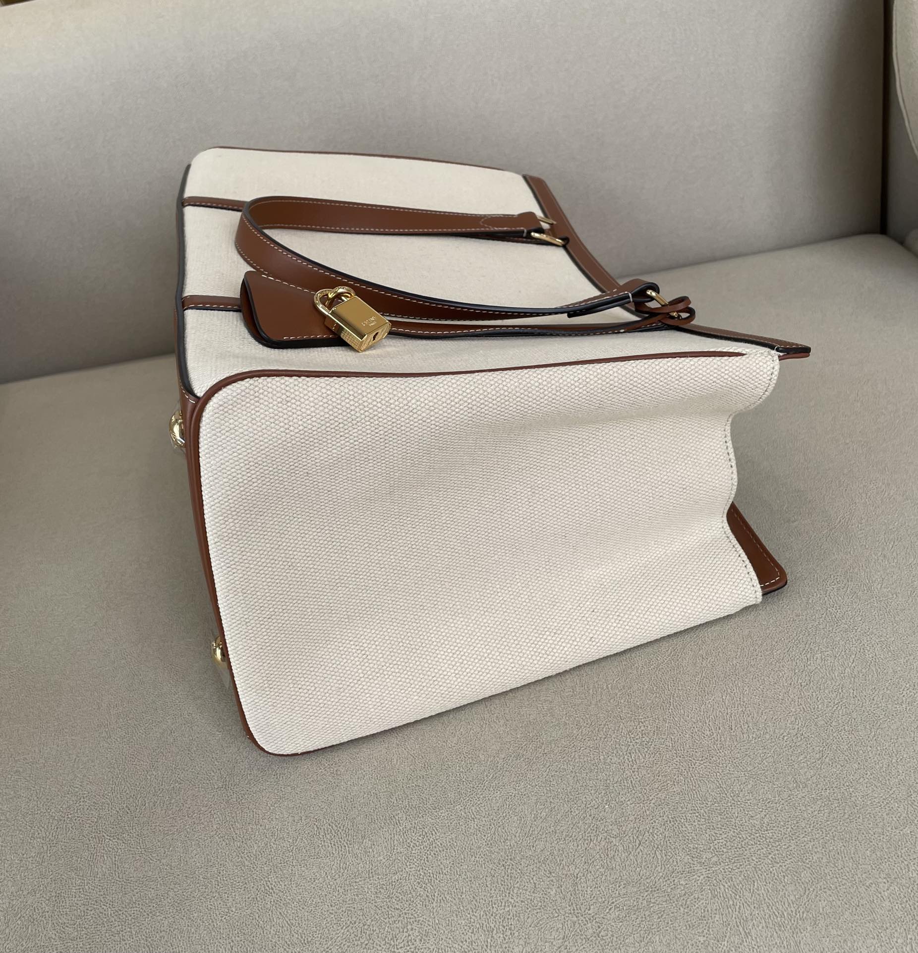 Celine-cabas-16 - Желто-коричневый