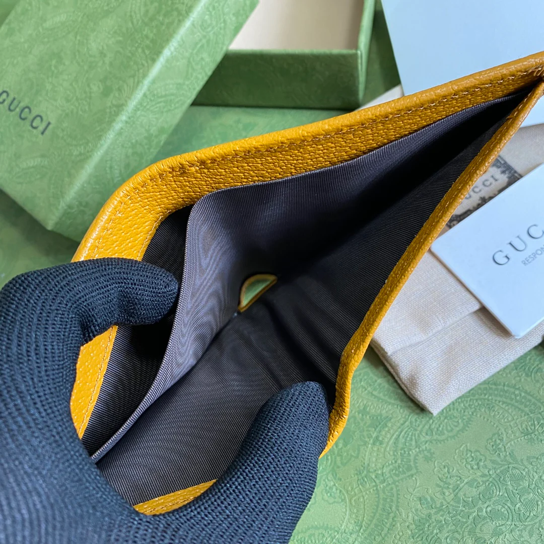 Gucci-泰迪熊联名短夹