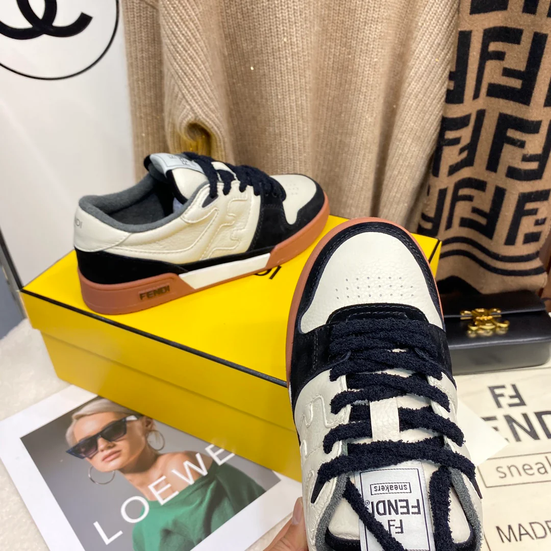 Обувь Fendi - серия Fendi Match - черно-белая