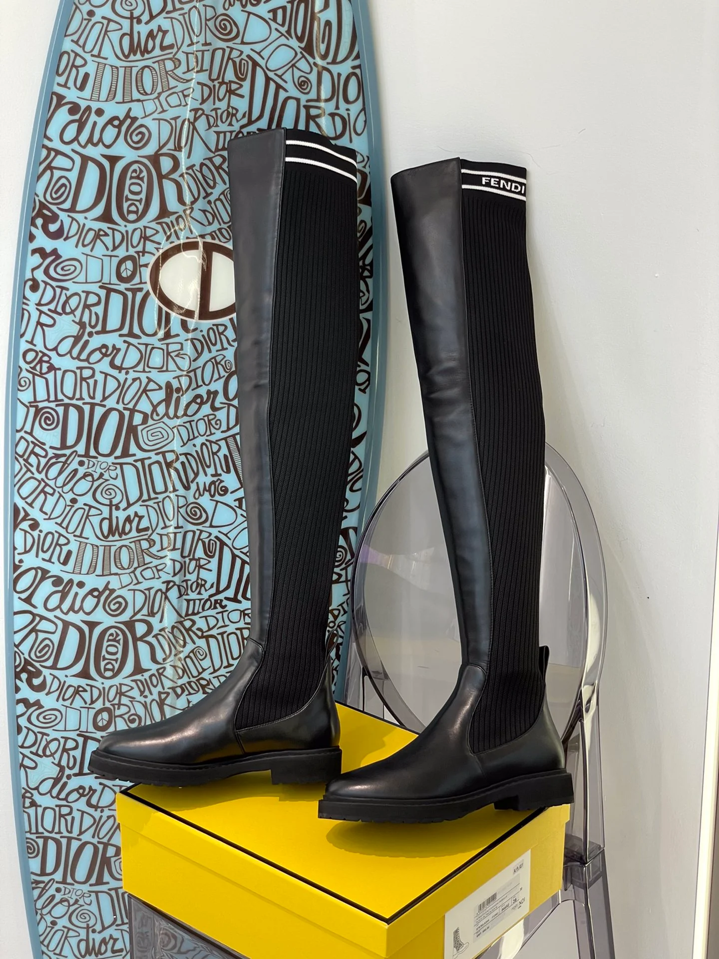 ботфорты Fendi