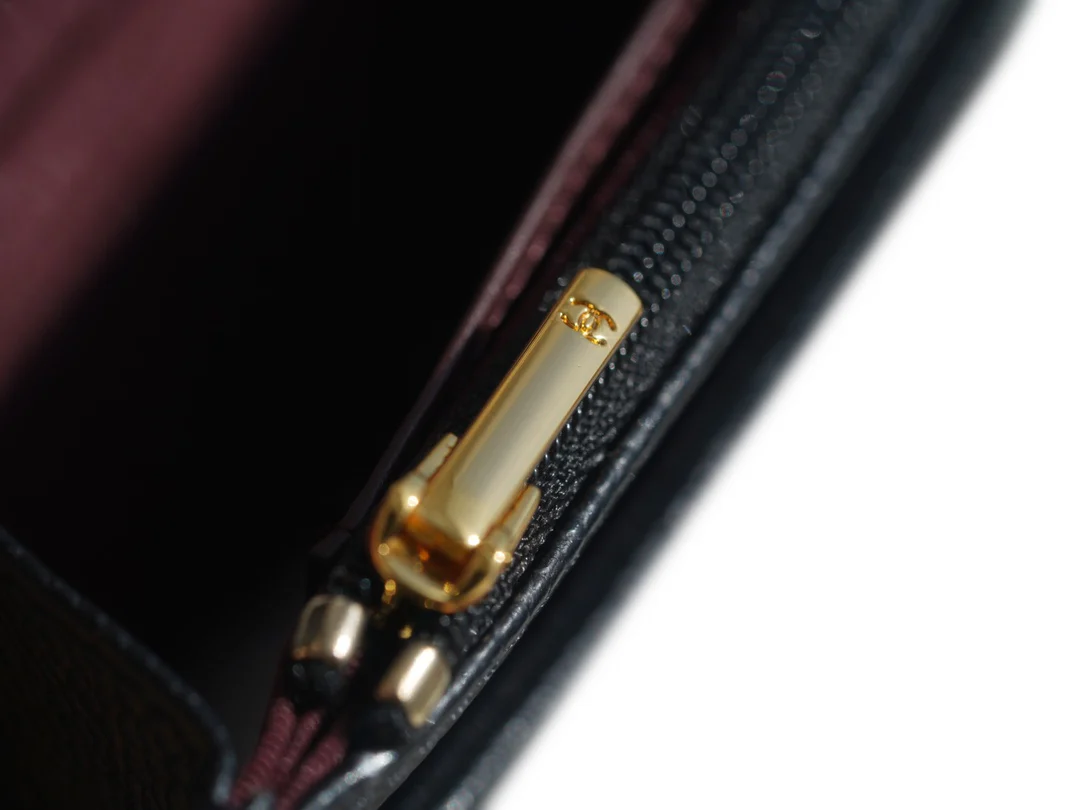 Chanel Classic WOC - Текстура ?кожура личи? - Золотая пряжка - Серебряная пряжка - Сумка на цепочке