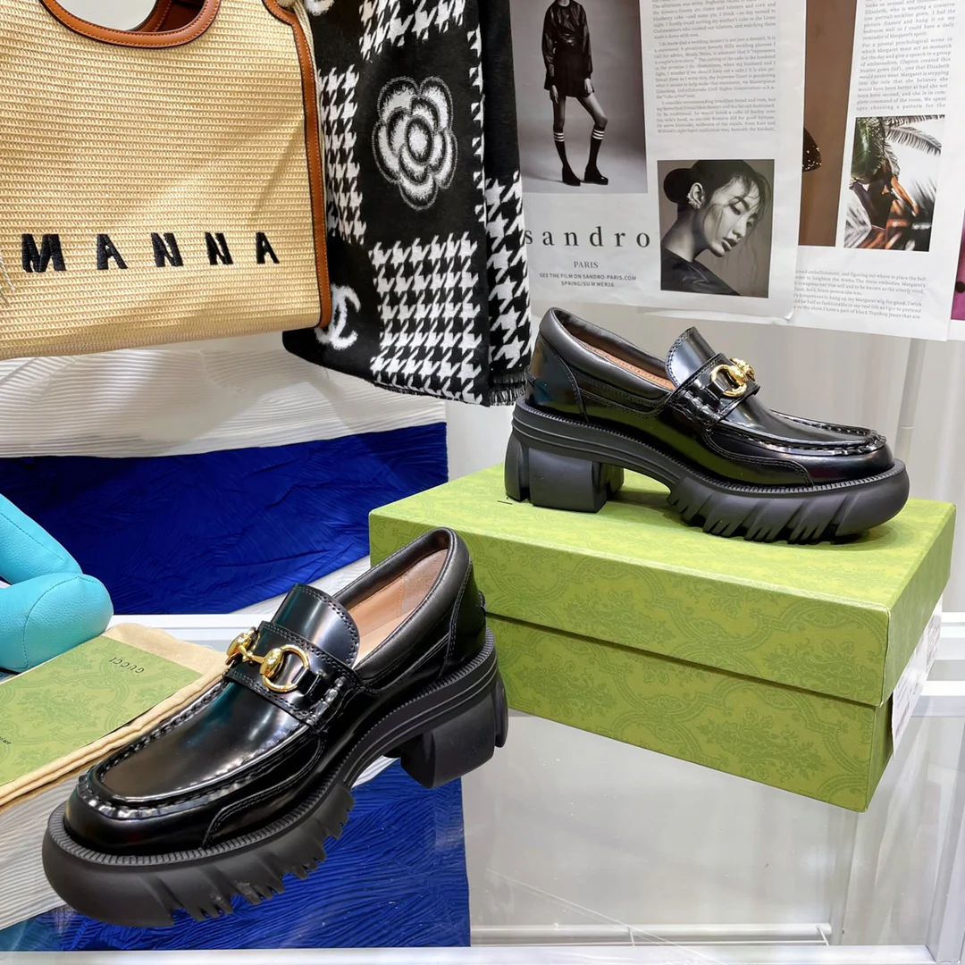 Лоферы на платформе Gucci