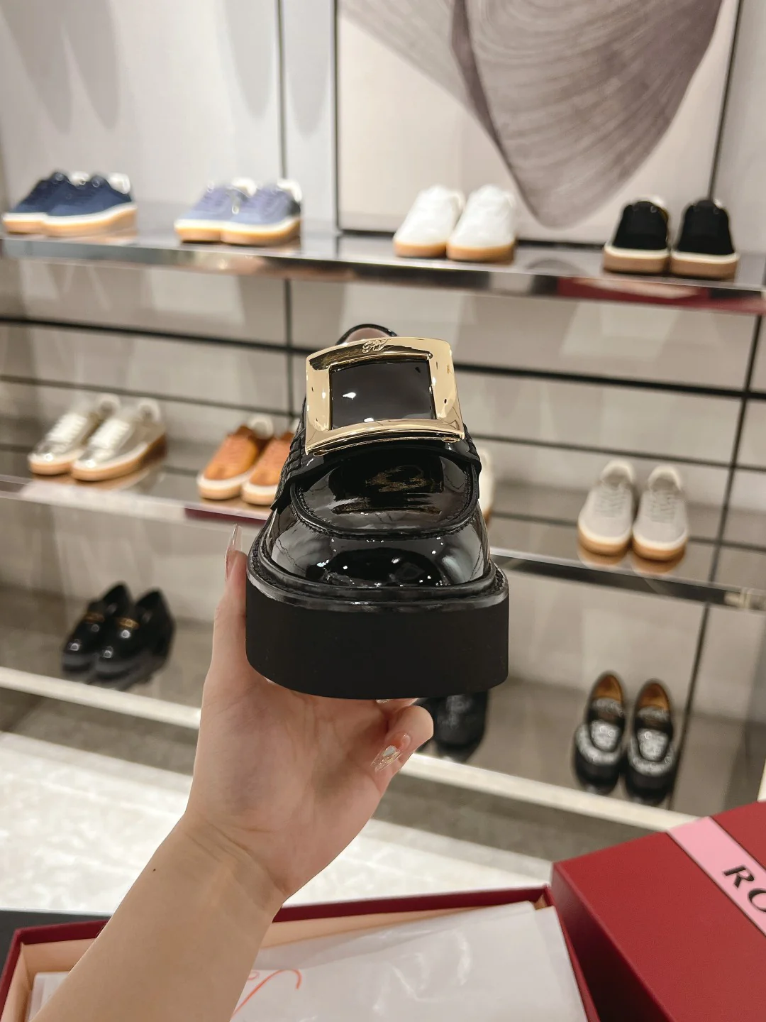 Кожаные лоферы RV-2024 - черные