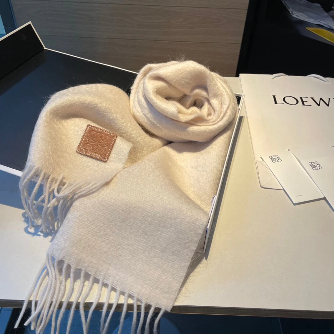 Шарф Lolwei из мохера - 50 - Мохер - 48 - Шерсть - 2 - Полиэстер