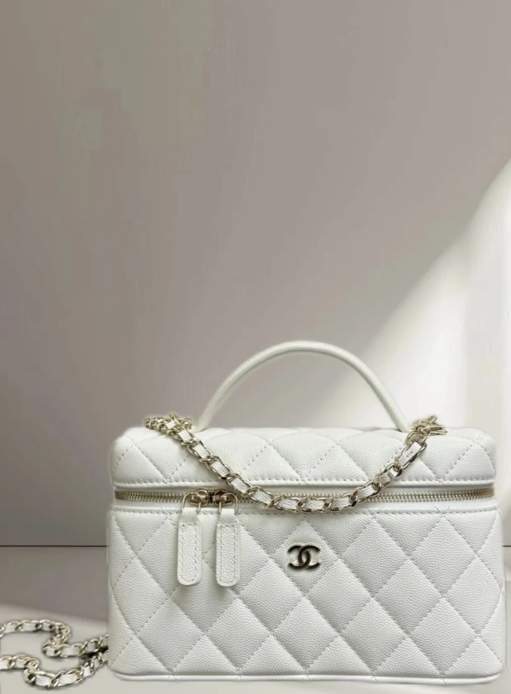 Сумка для ланча Chanel 25c-LP - белая