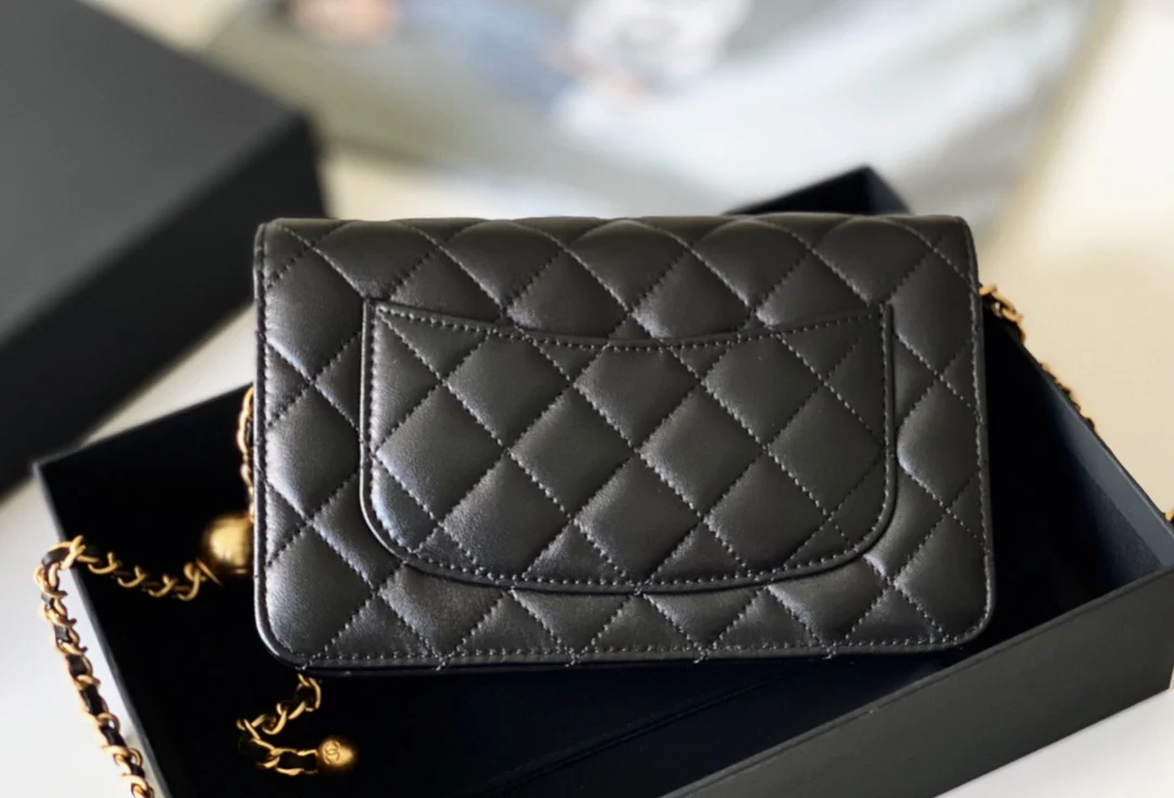 Chanel - Gold Ball WOC - Овечья кожа - 5