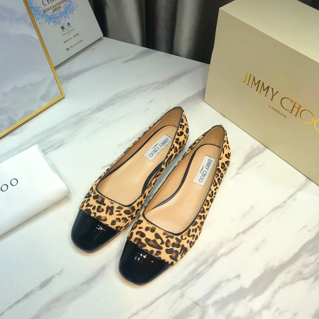Балетки Jimmy с леопардовым принтом
