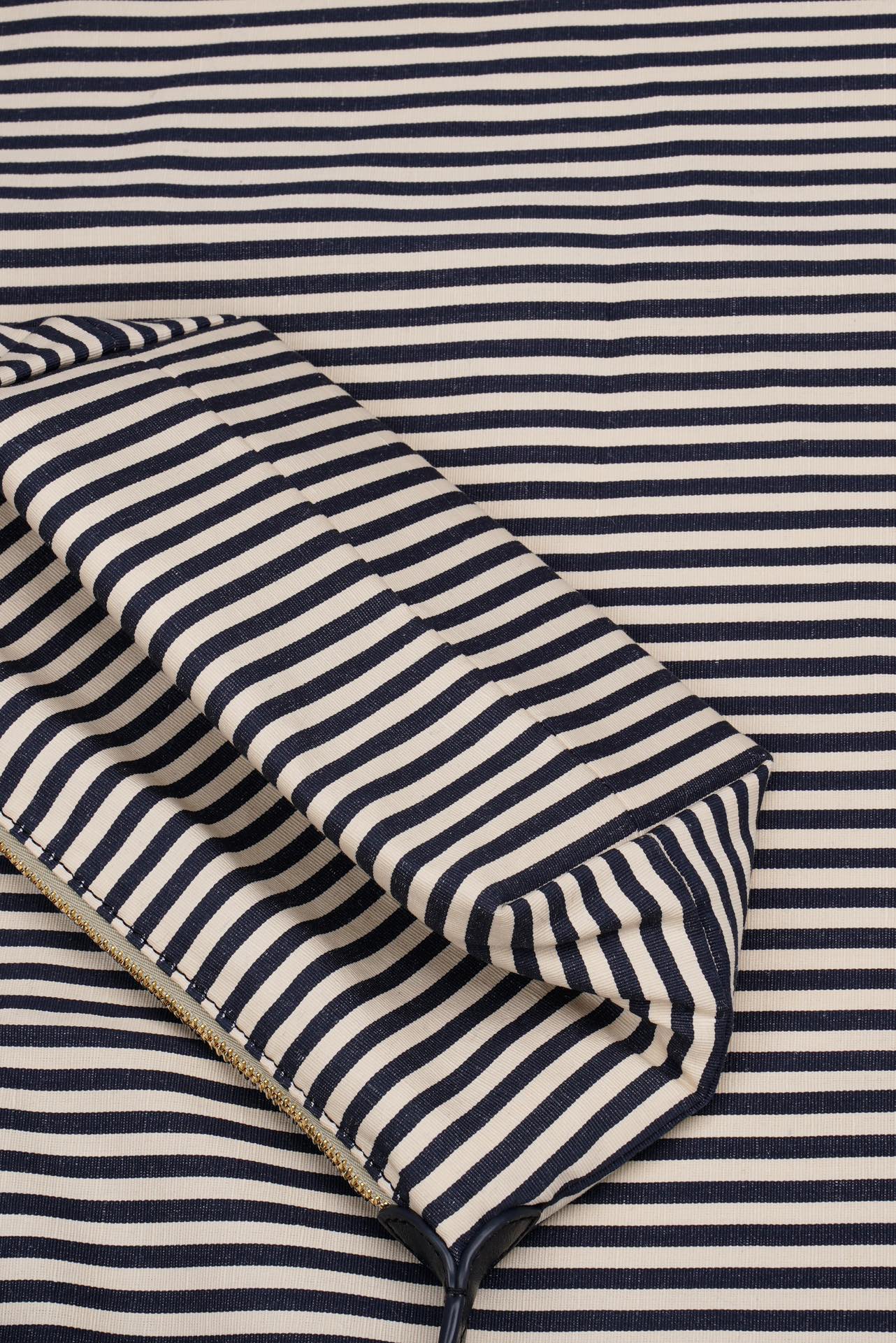 Косметичка/сумка для ланча Miu Miu из жаккардовой ткани - темно-синяя