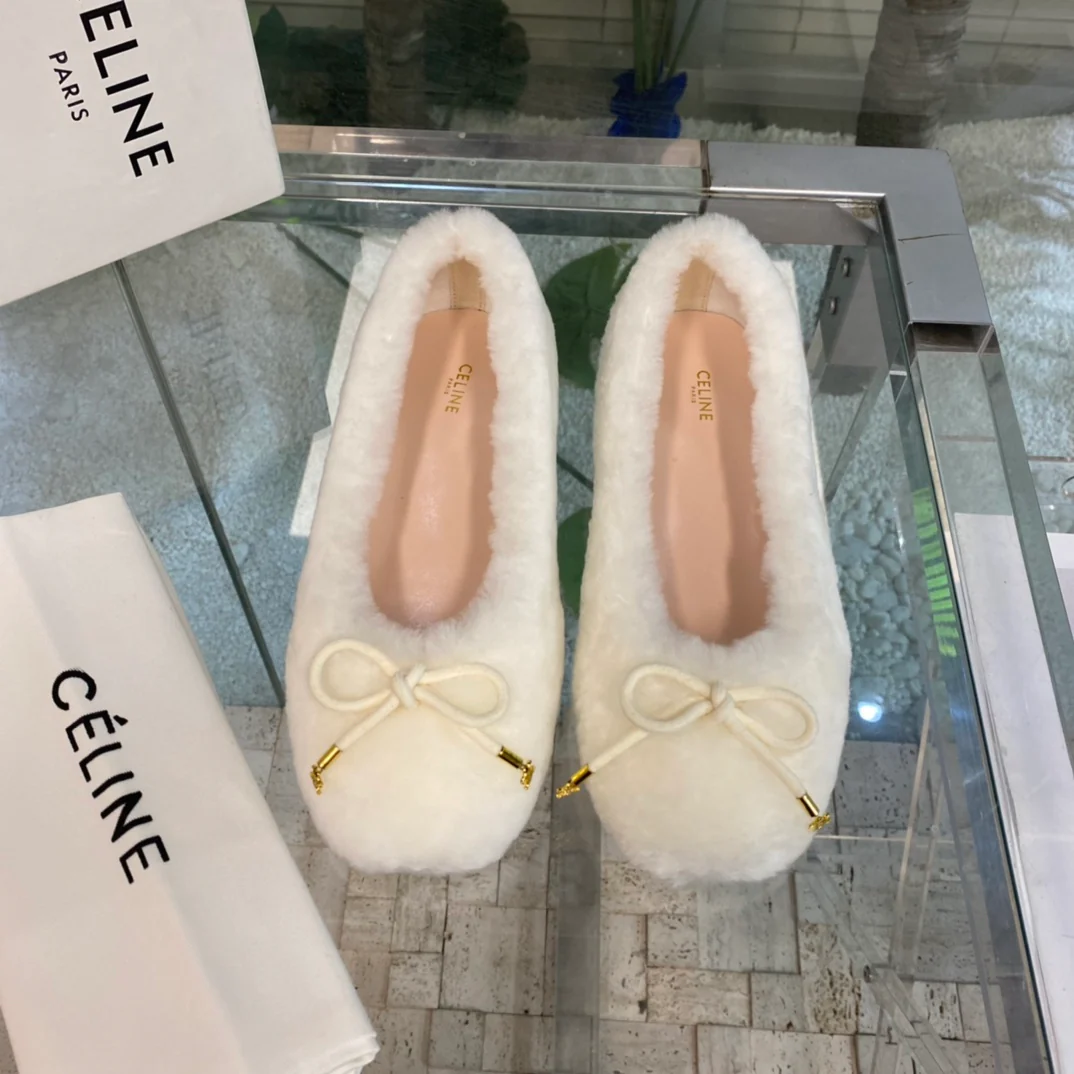 Новые шерстяные лоферы Celine 22fw осень/зима - кулон 