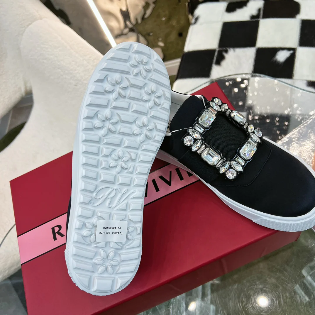 Обувь RV Shoes - Новинка ранней весны 2023 года - Белые кроссовки - Черные