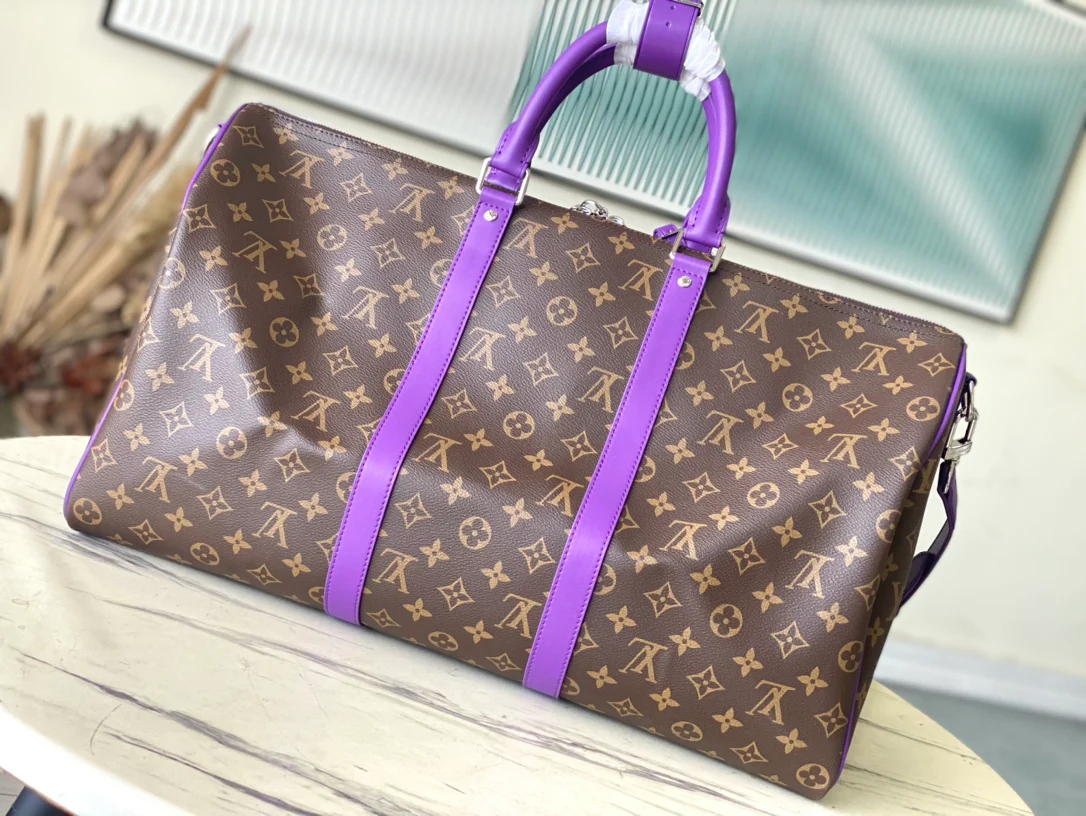 m46775-LV-keepall-bandouliere дорожная сумка-фиолетовая
