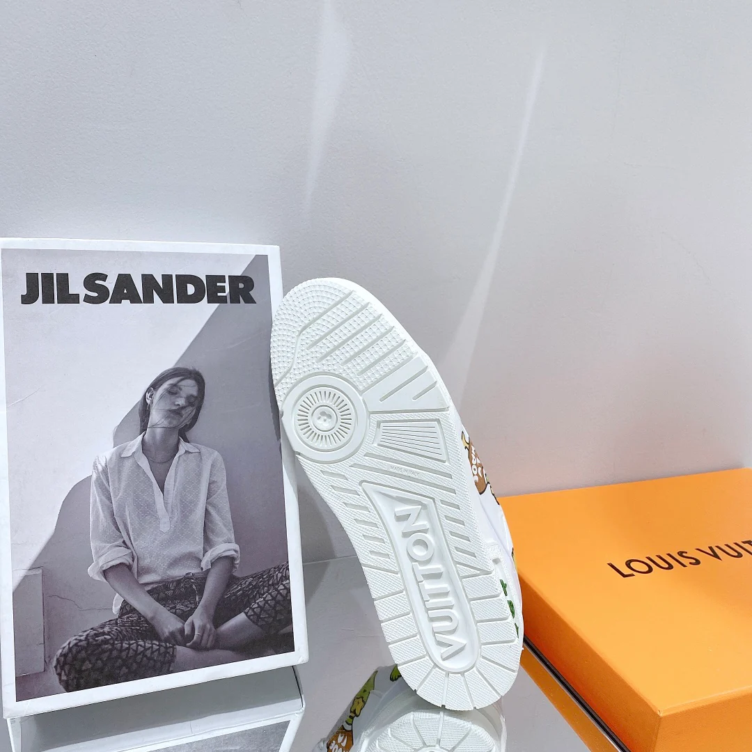 Обувь LV - кроссовки LV, стиль - парная модель - повседневная обувь - 2