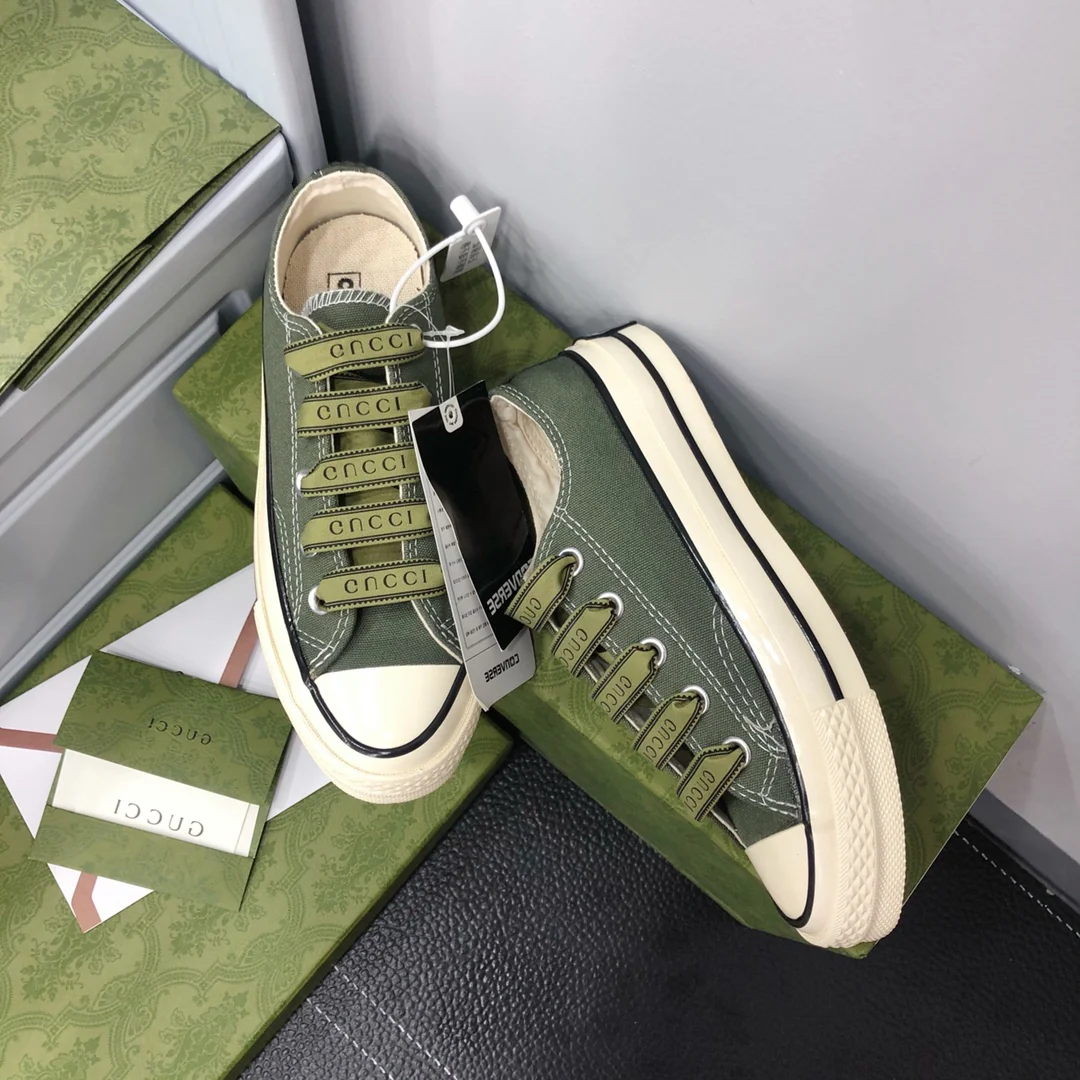 парусиновые туфли Gucci