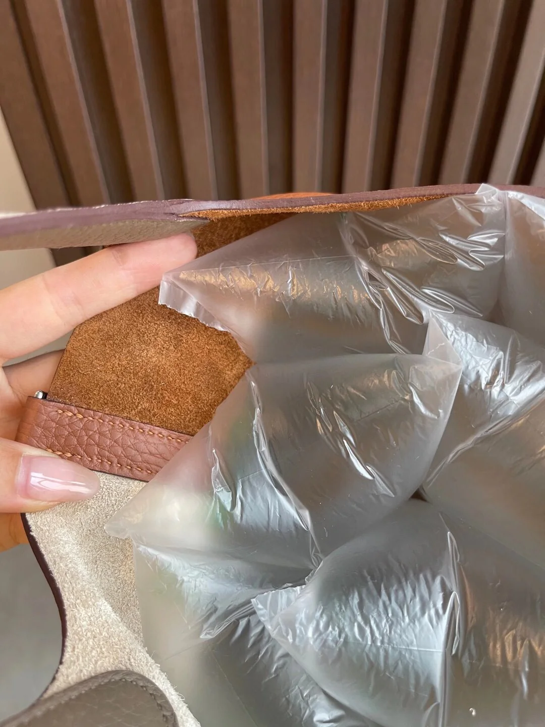 Hermes Picotin 18 - Золотисто-коричневый с отделкой Nata и слоново-серым - Серебряная пряжка