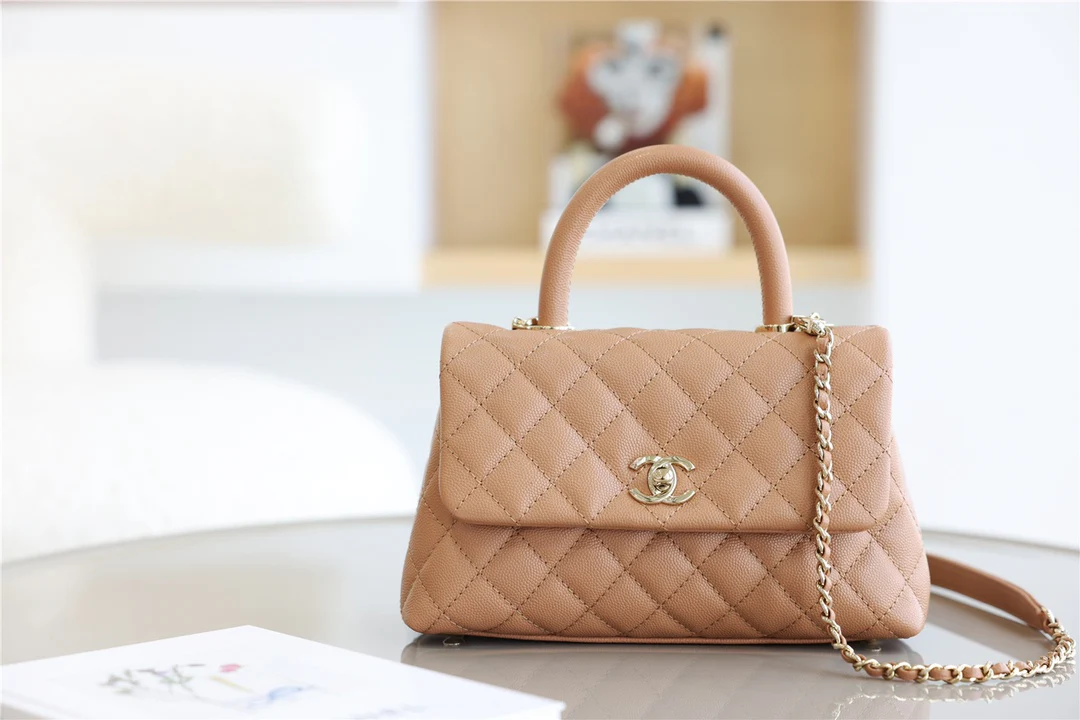 Chanel 2021 Coco Handle Caramel Small