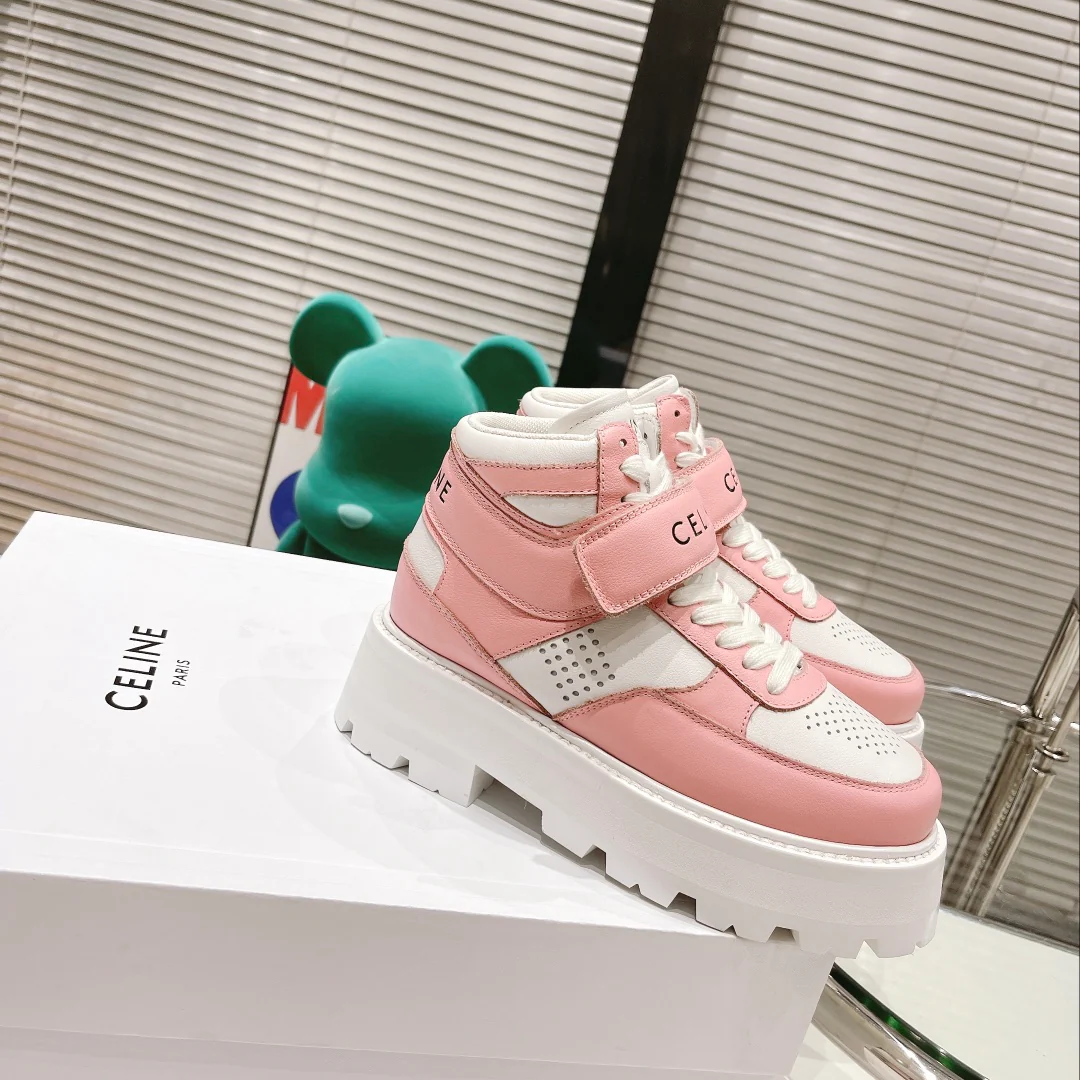 Повседневные высокие кроссовки на платформе Celine 2022 года — размеры 35-44.