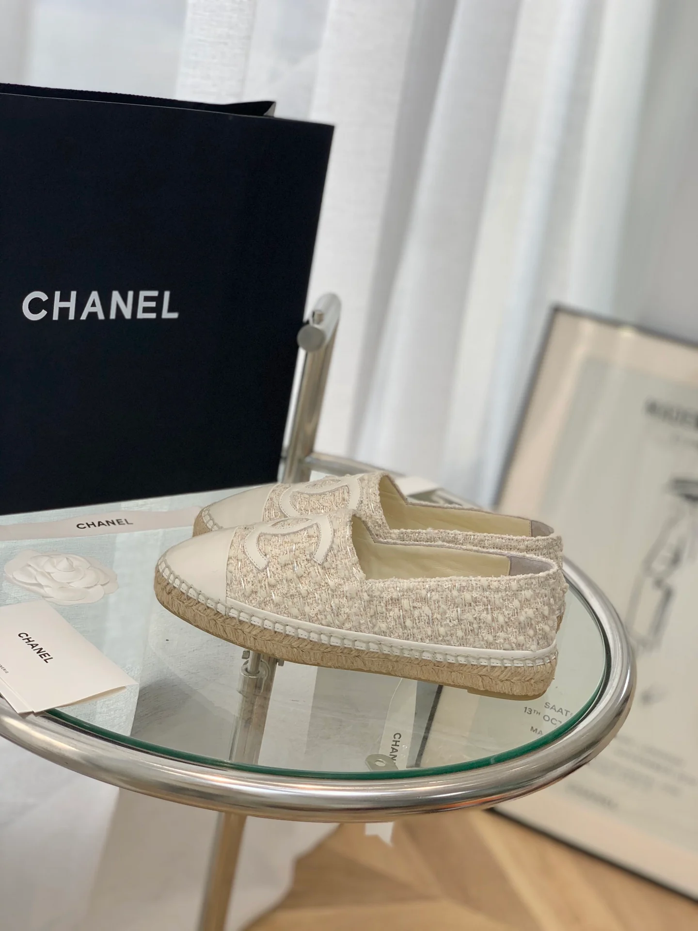 Chanel - Туфли-карандаш на меховой подкладке - Рыбацкие туфли - Эспадрильи - 6