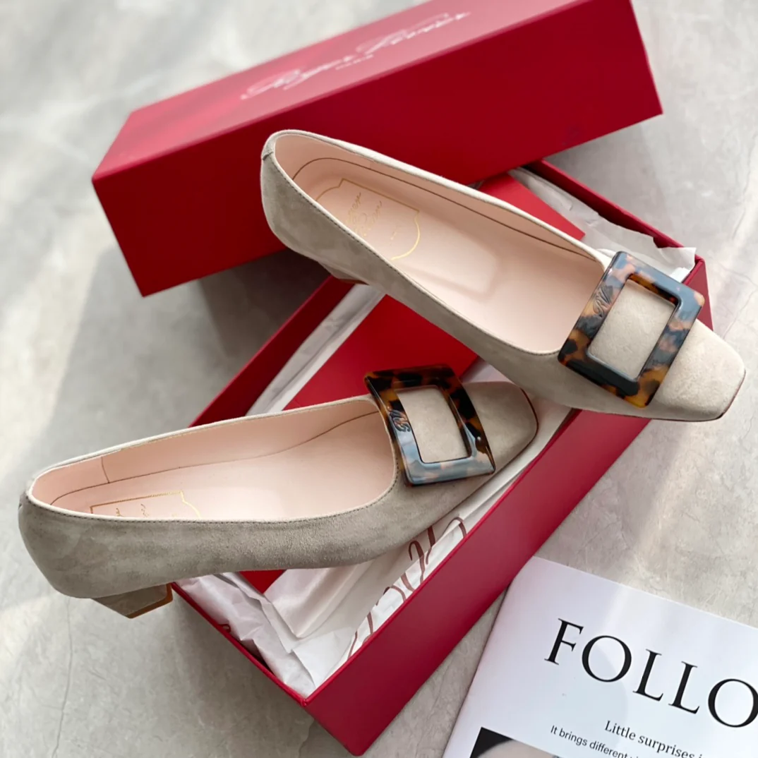 Обувь RV - Новинка начала осени 2023 года - Туфли на низком каблуке - Цвет 