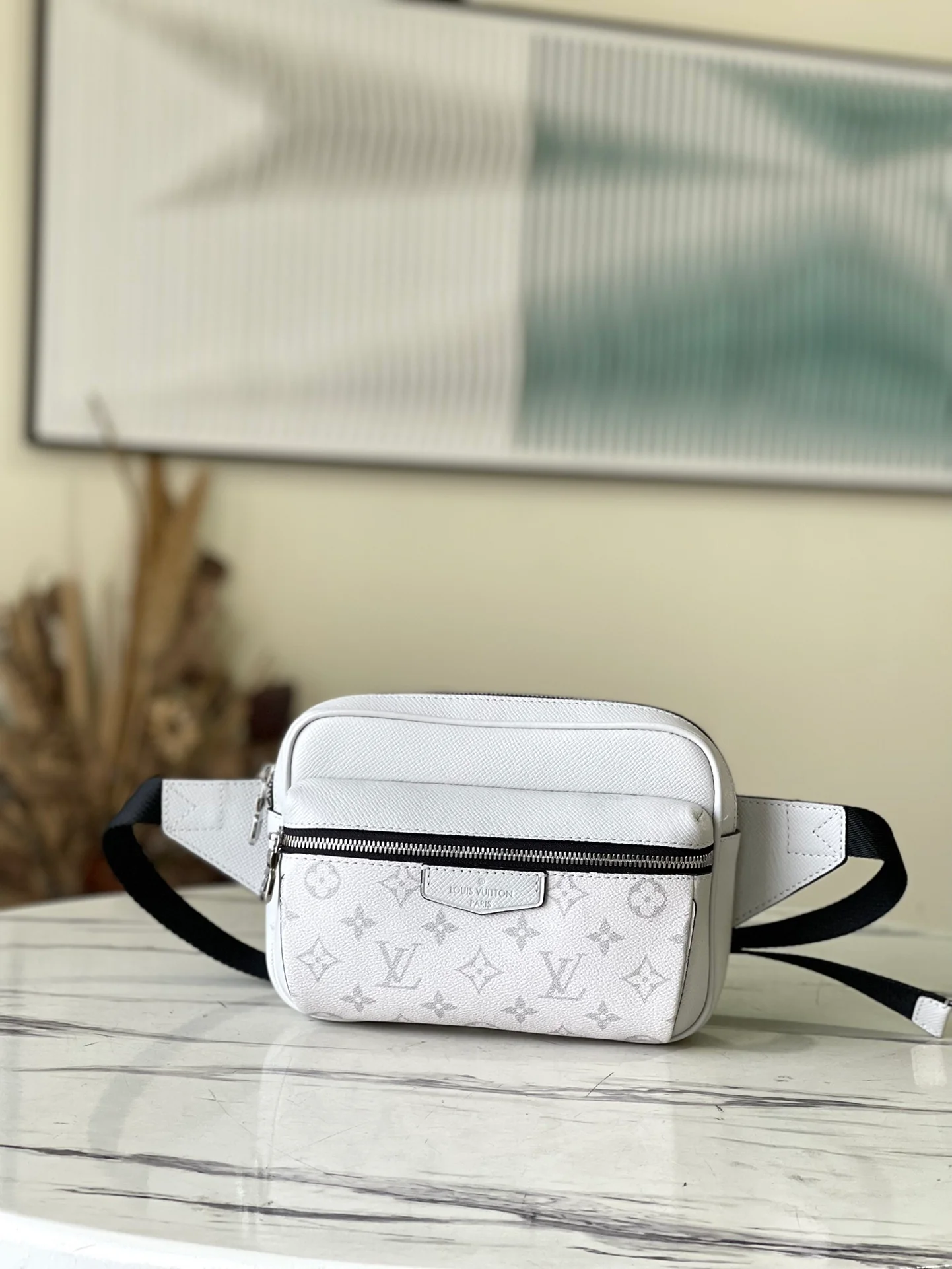 m30247-LV-поясная сумка для улицы-белая