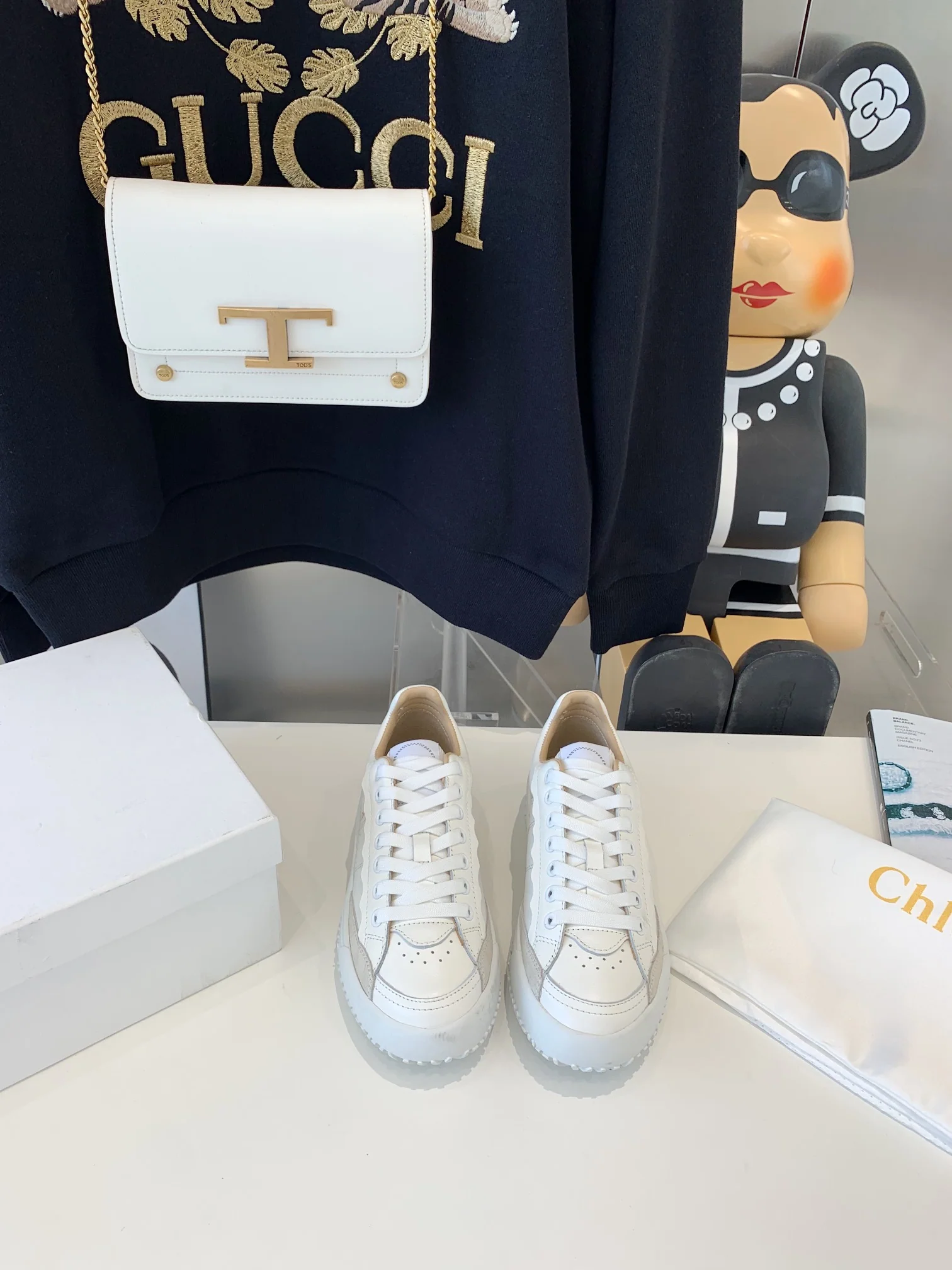 Chloe - Новые белые кроссовки весна/лето