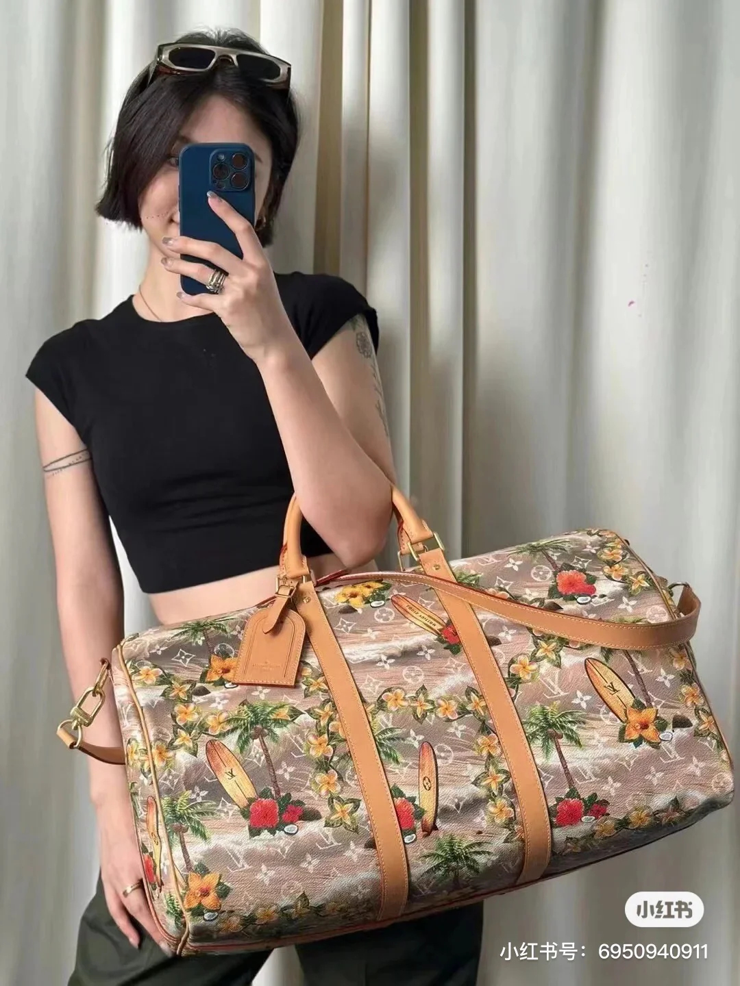 дорожная сумка m25002-LV-keepall-bandouliere