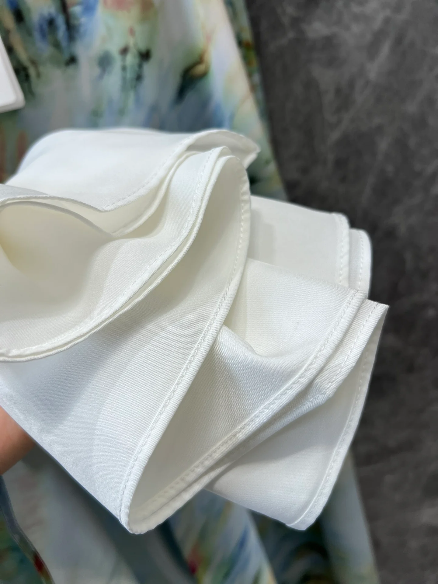 Celine - 2404 - 24ss Весна/Лето Новинка - Юбка А-силуэта с абстрактным принтом, облегающего кроя, двухслойная