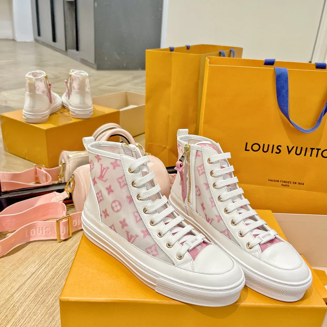 Обувь LV - LV Charlie - Весна 2022 - Высокие - Розовые