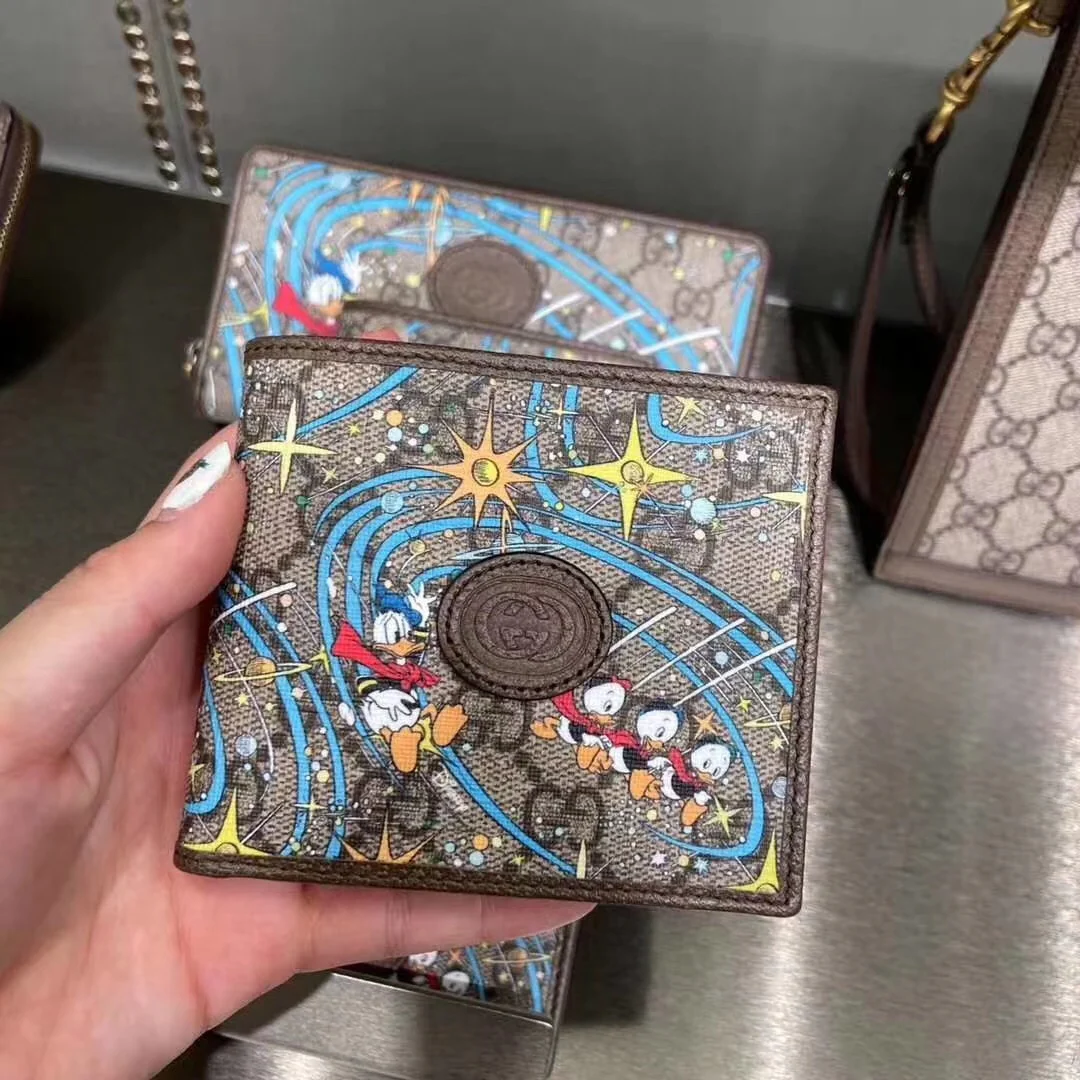 Gucci-唐老鸭系列短夹