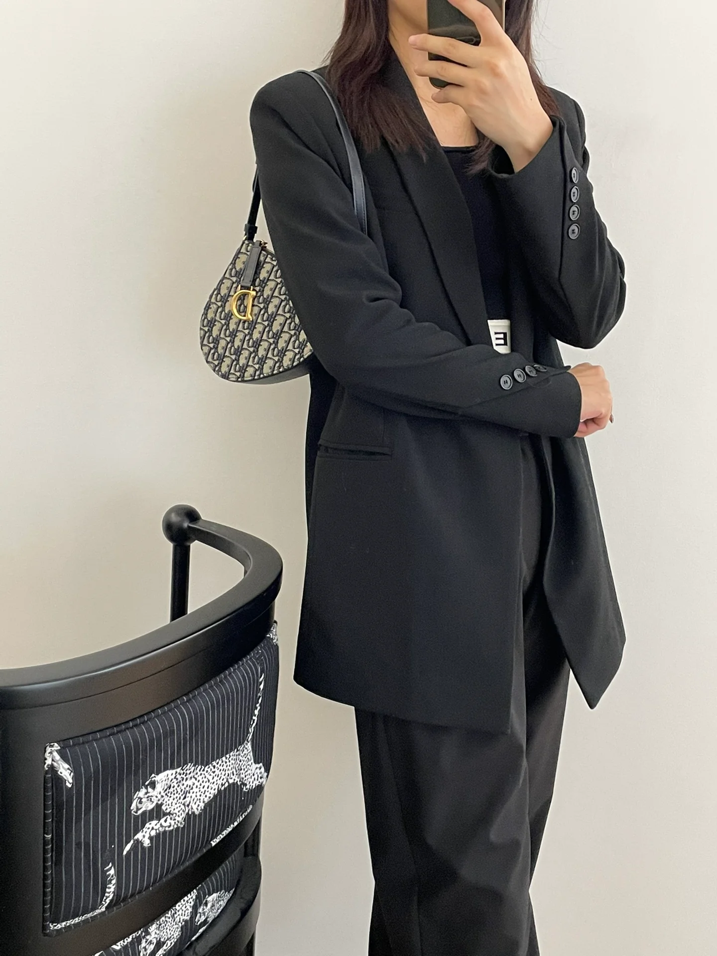 Серия Dior Rodeo - Сумка-седло - Холст - Синий