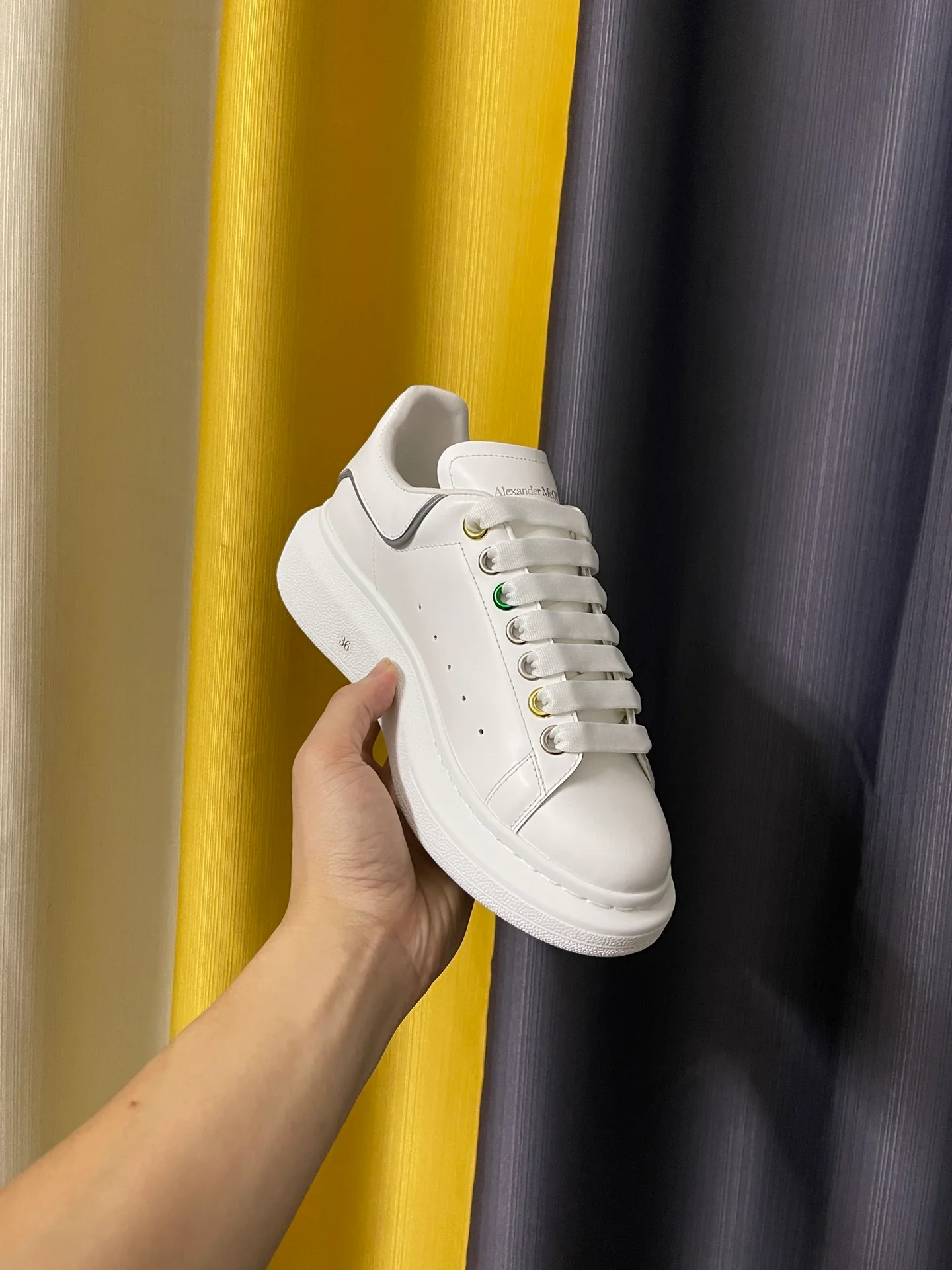 Классические белые кроссовки McQueen - унисекс - новые расцветки - премиум-версия