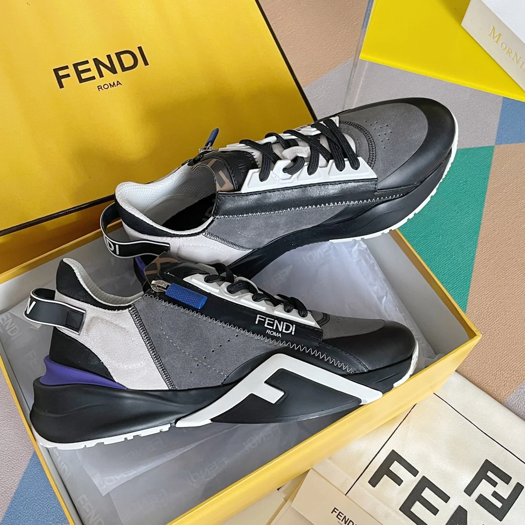 Fendi - Повседневные кроссовки - Серые