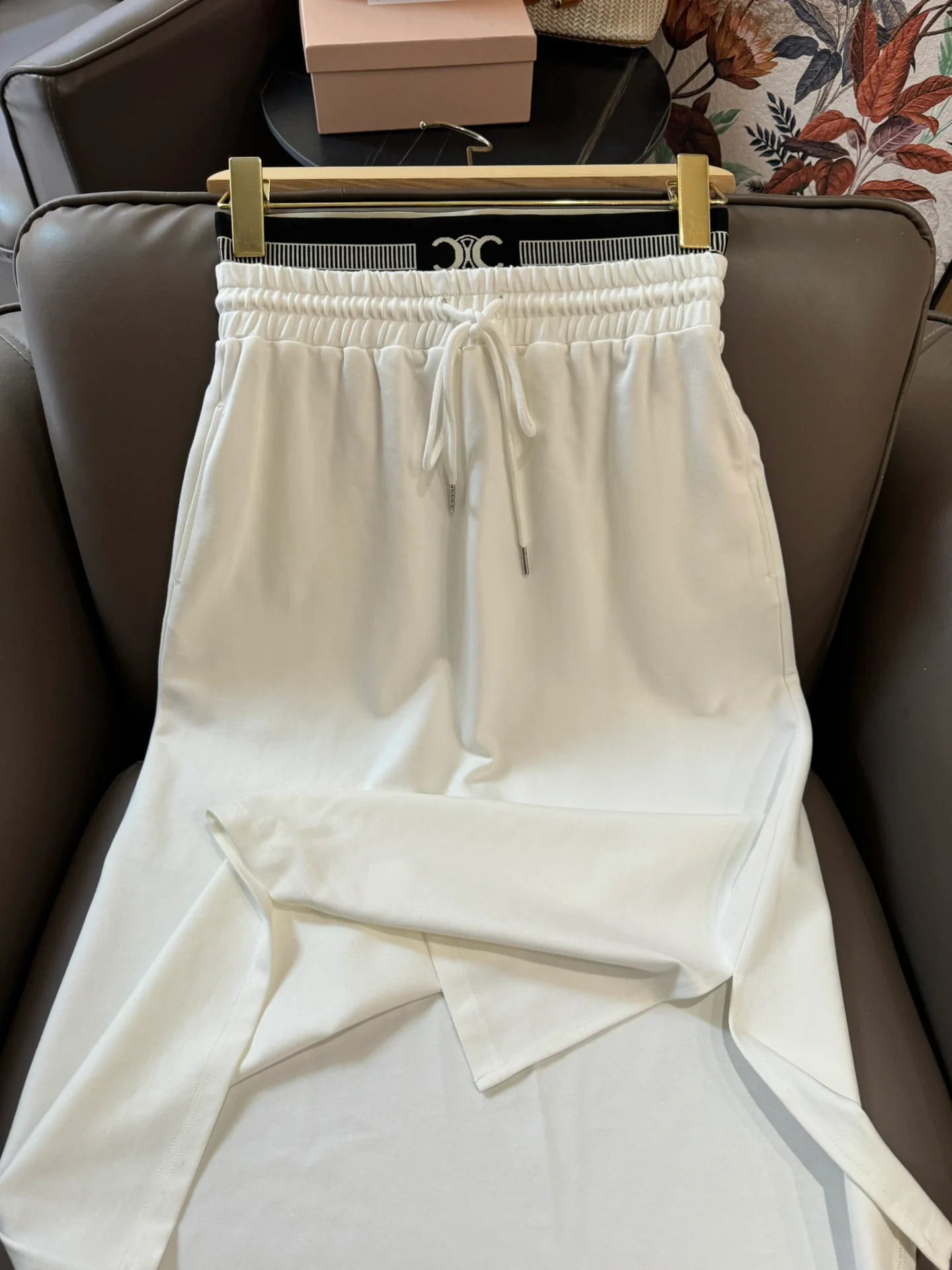 Комплект Celine 2404: рубашка-поло с коротким рукавом, белый