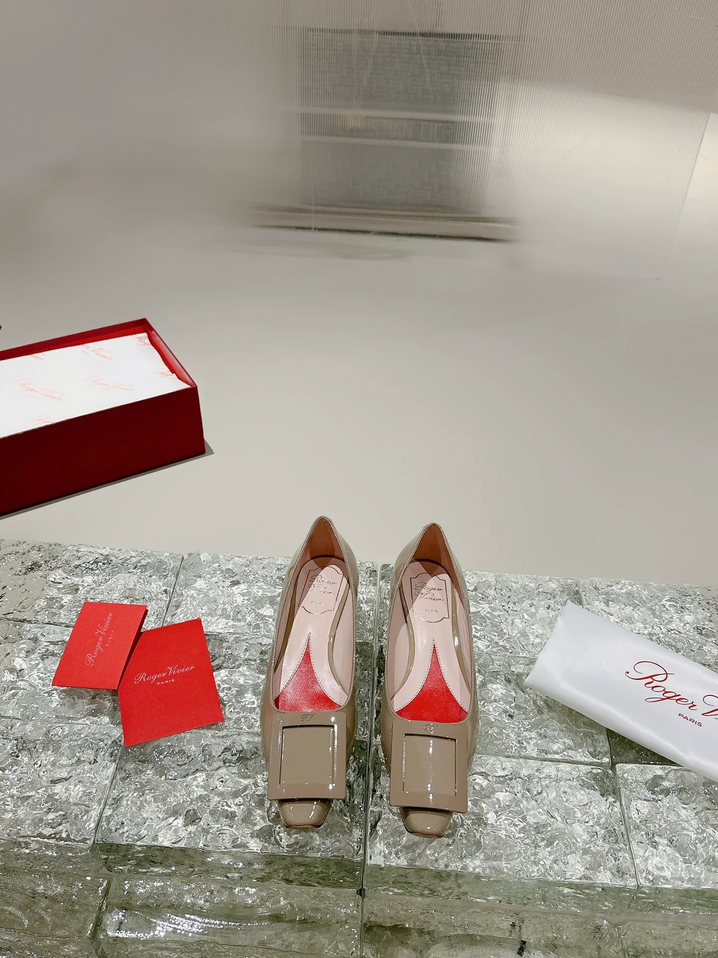 Туфли с квадратным носком и пряжкой - 2024 - Балетки - Цвет 