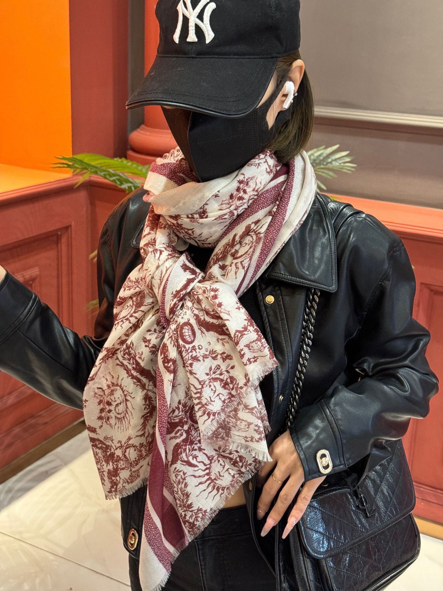 Длинный шарф Dior 2024 Sun Goddess - 100-200