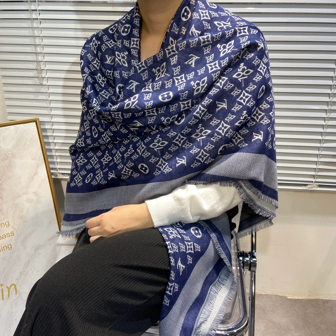 Шаль LV Monogram - 142 - 5 см - 2