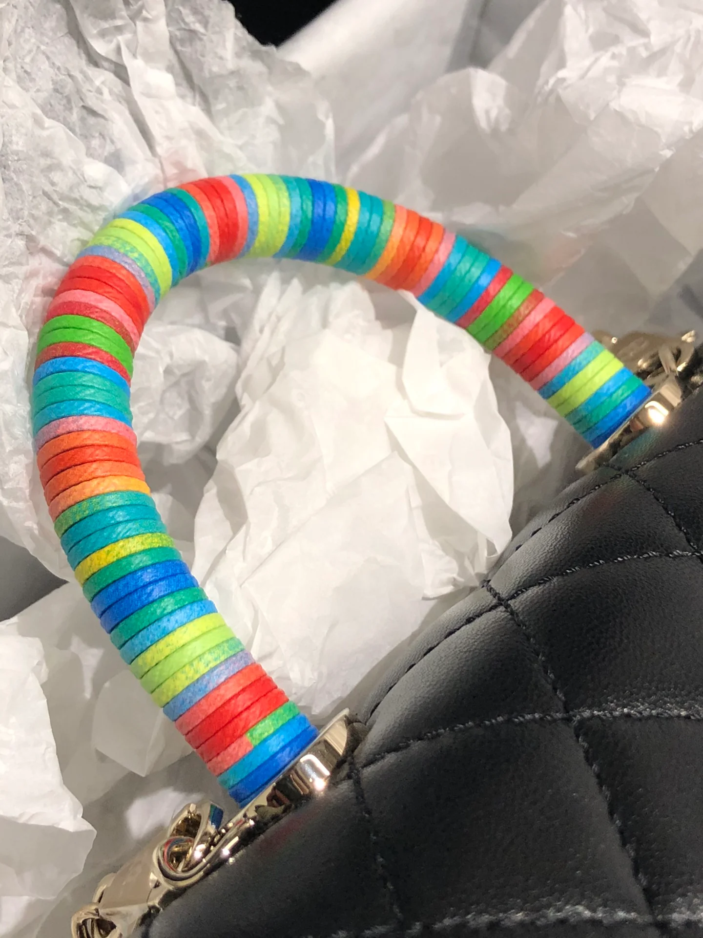 Мини-сумочка Chanel Coco Handle Rainbow