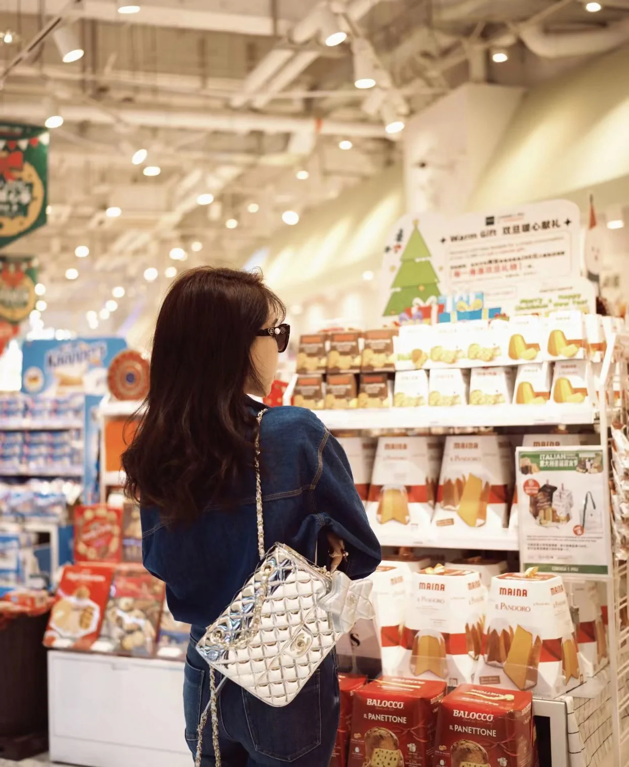 Рюкзак Chanel Early Spring Collection 24c - серебристый