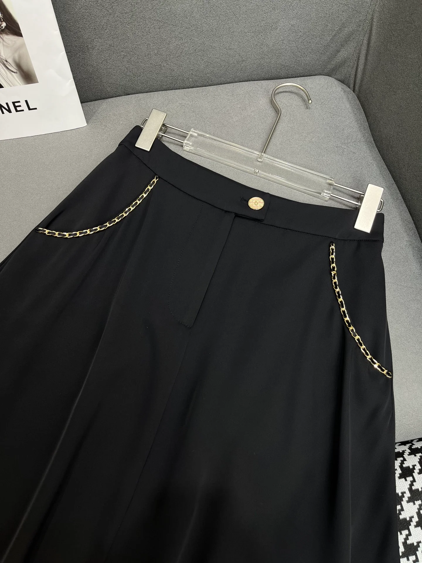 Юбка миди Chanel 2403-24ss, летняя новинка.