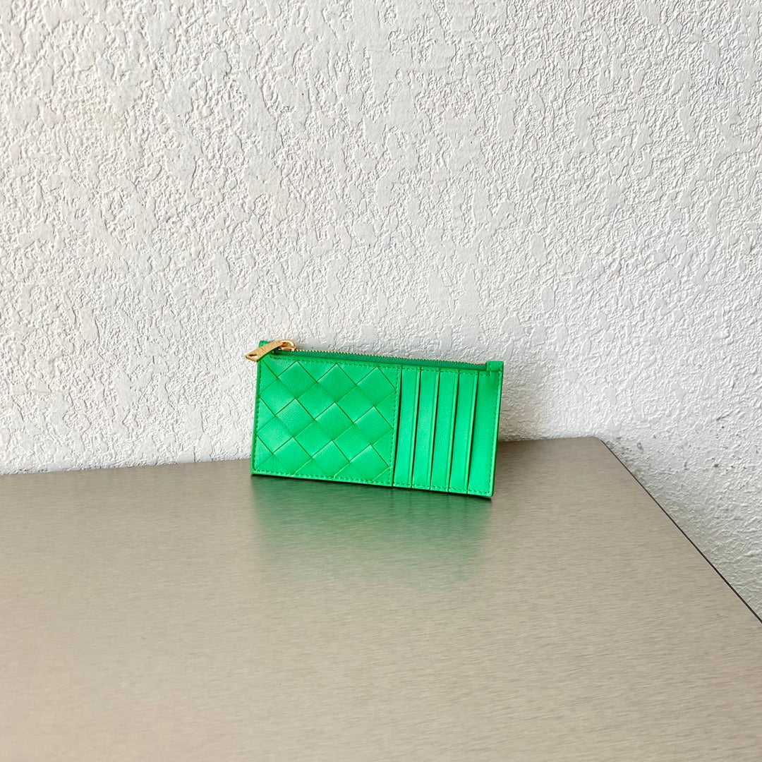 BV-拉链卡包 零钱包 羊皮 14×7.5×0.5cm