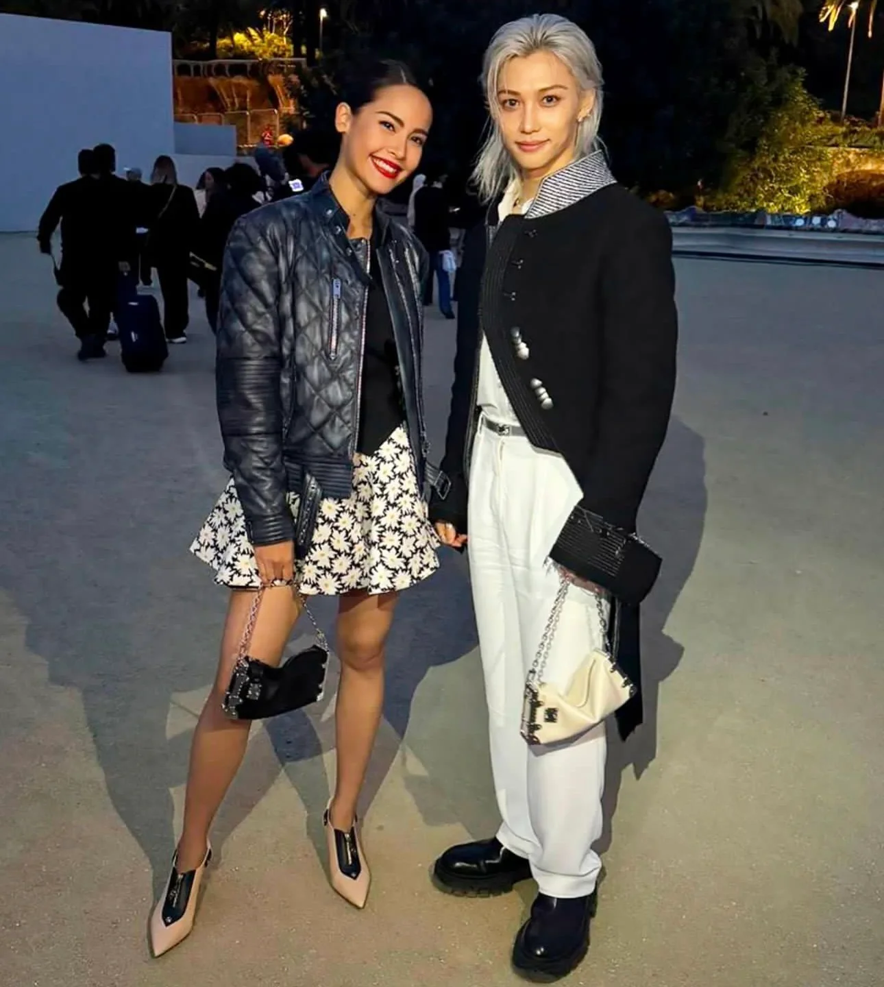 m25445-LV-тонкая сумка-мешок с цепочкой для бокового багажника, черная