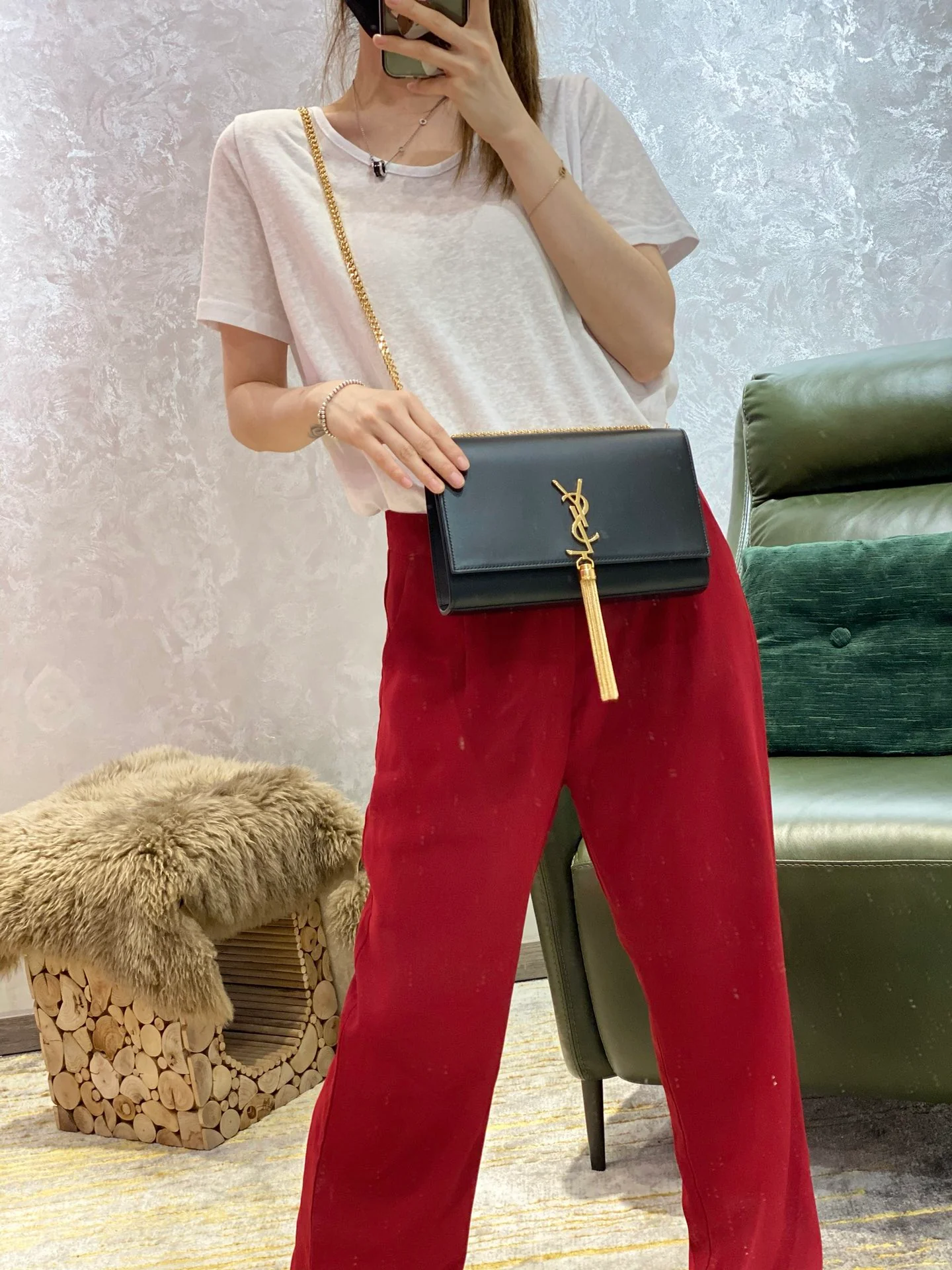 Сумка YSL-kate-tassel chain bag — делюсь своим опытом ношения.