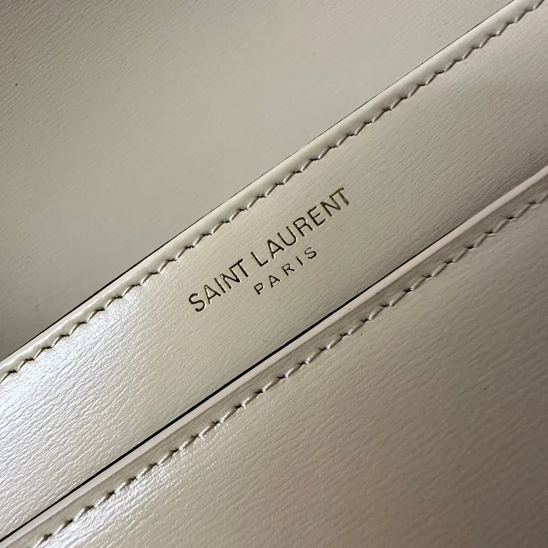 YSL Box Saint Laurent Tofu Bun Medium Apricot