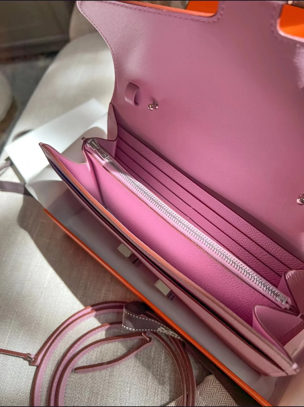 Серебряная пряжка Hermes-constance-to-go-x9