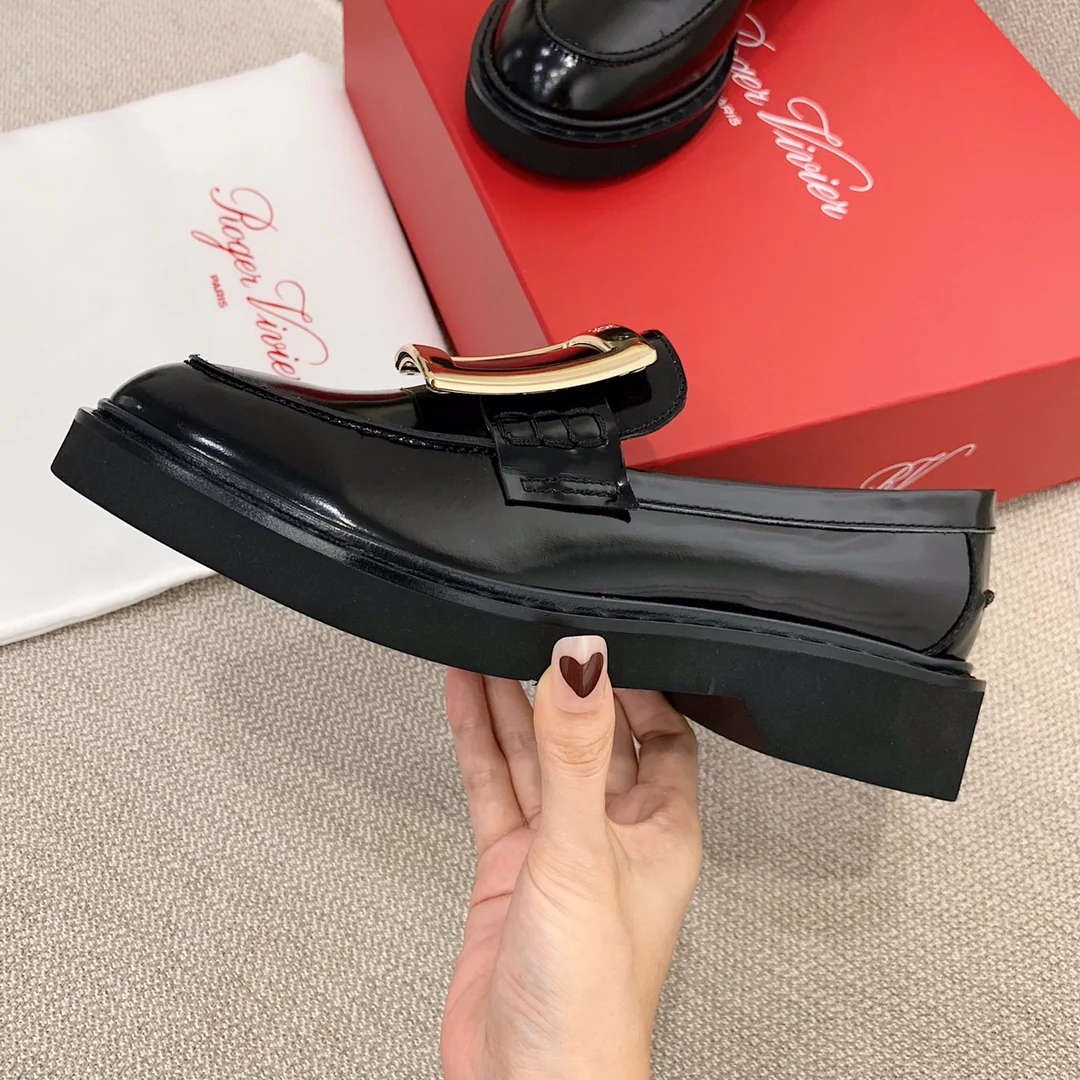 Обувь RV - 22ss - Гладкие туфли Alo с бусинами