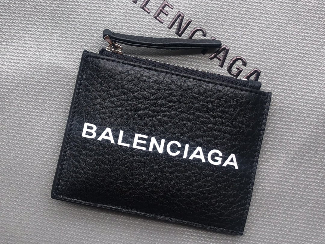 Balenciaga-拉链零钱卡包