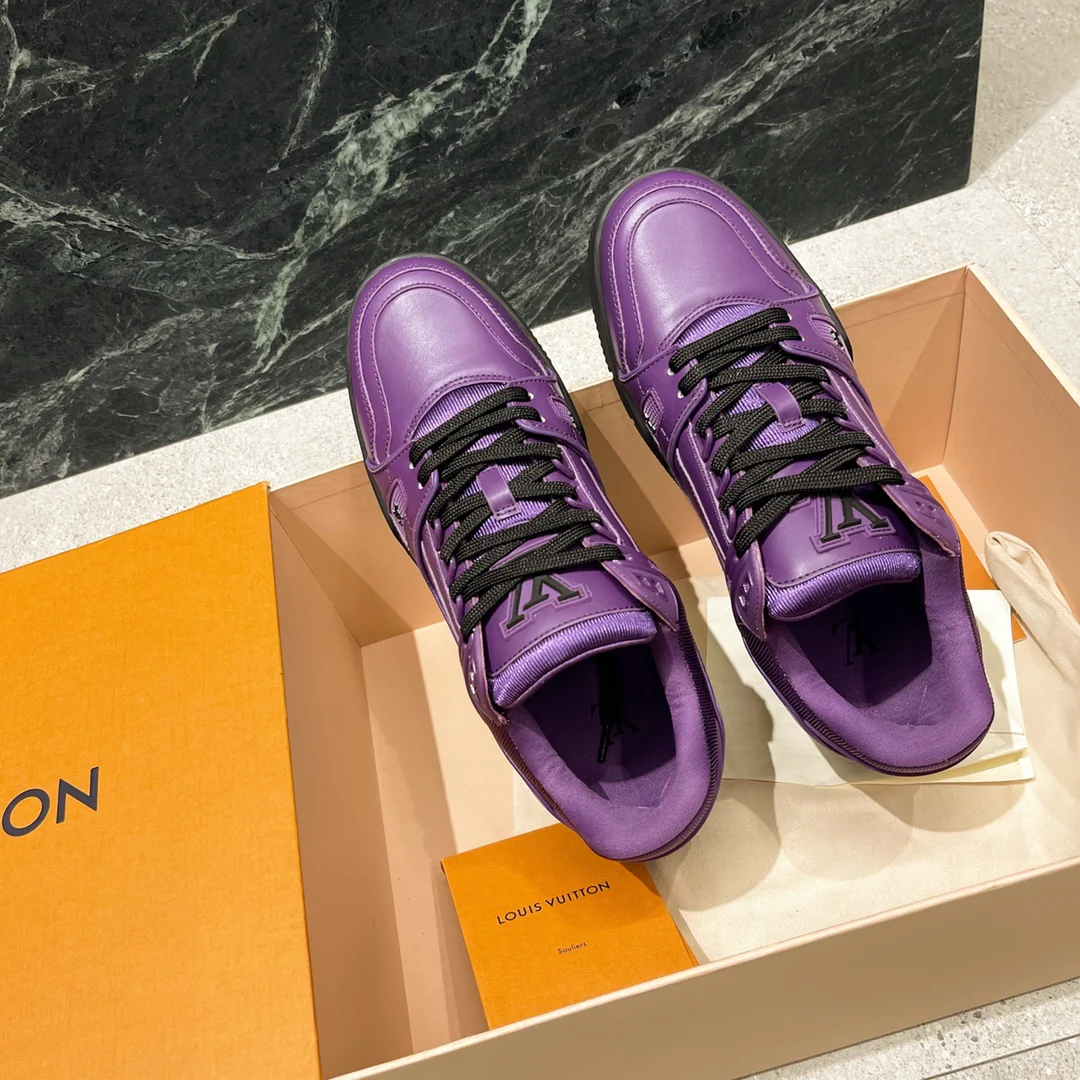 Обувь LV - LV Trainer, последняя модель - кроссовки серии Rainbow - 2