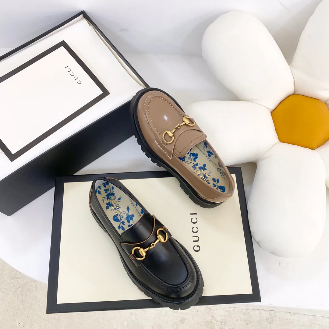 Лоферы на платформе Gucci - 4