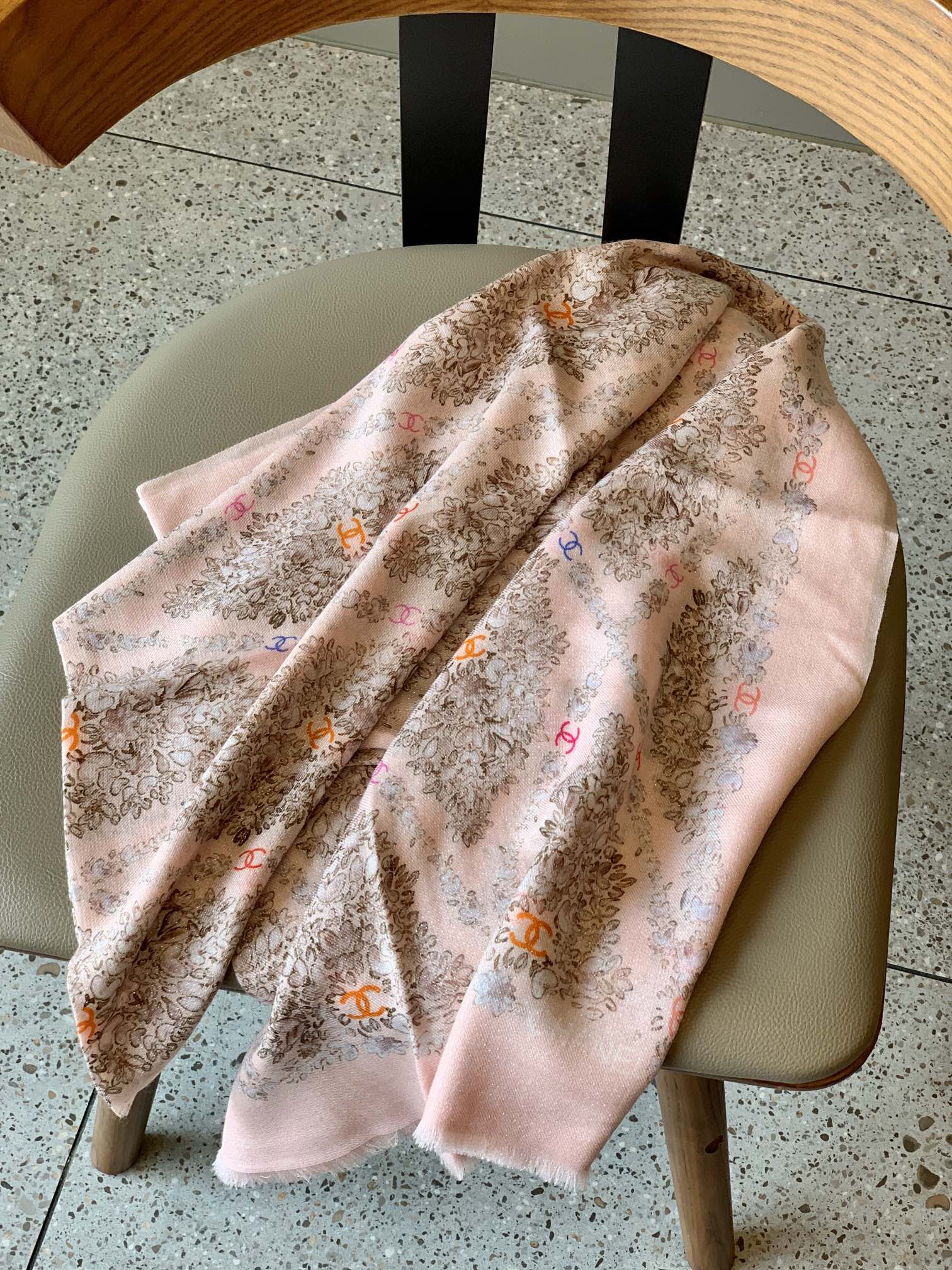 Кашемировый шарф Chanel - 110 см - 200 см - 1