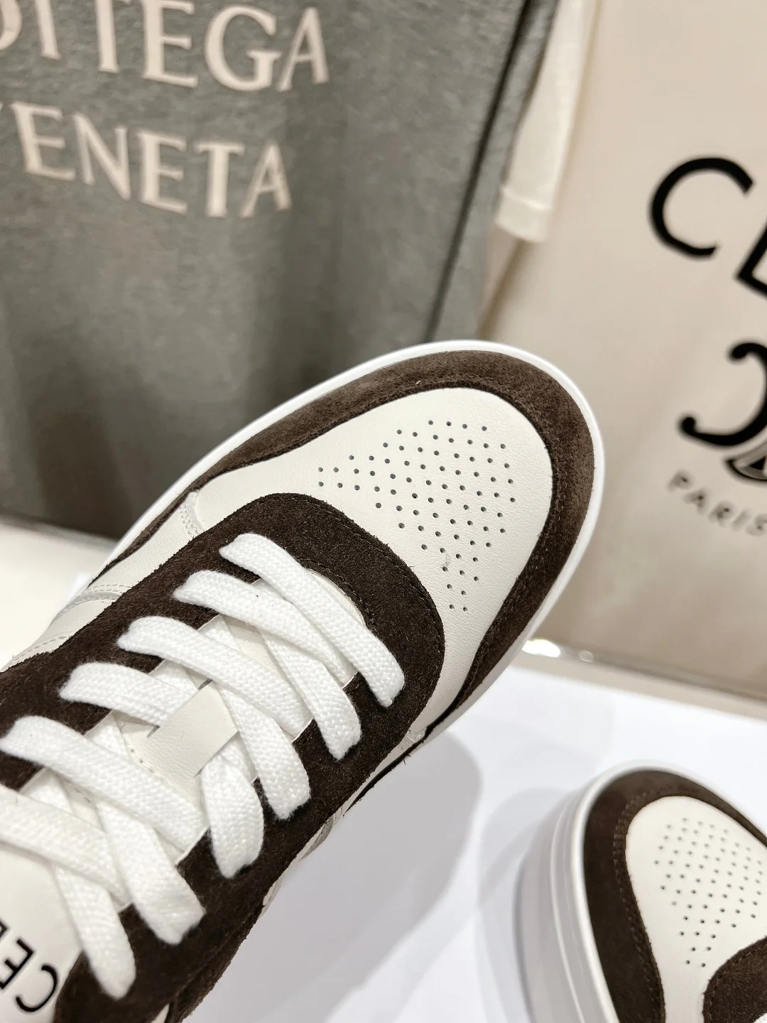 Кроссовки на платформе Celine 2024 — черные